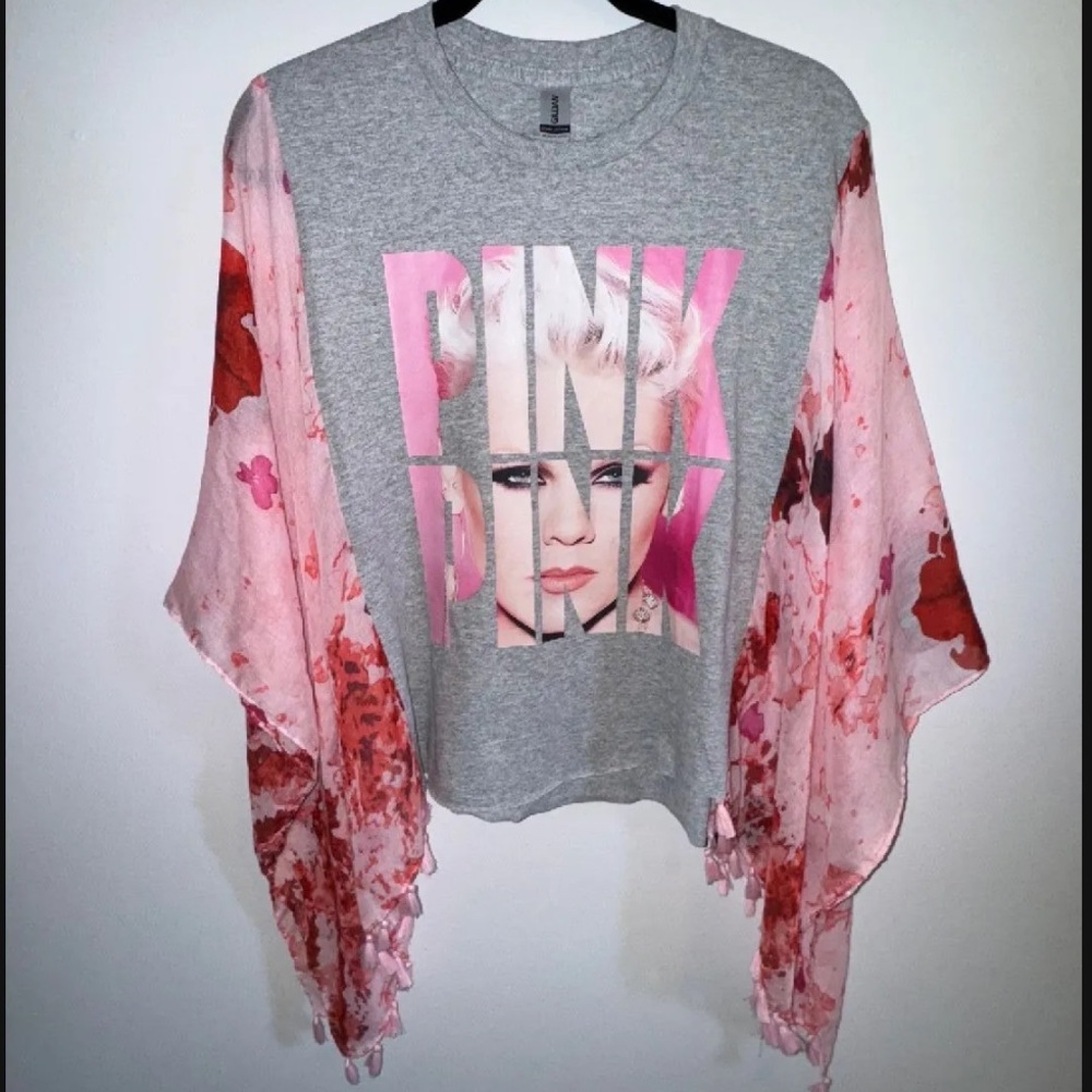 PINK Custom Boho Top